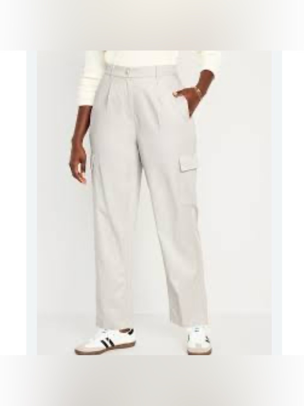 NWT Old Navy Taylor Straight Trouser Cargo Pants Size Large